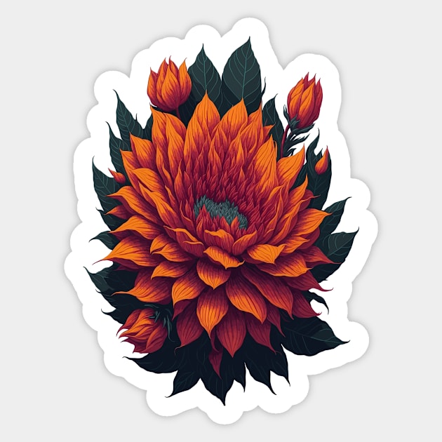 Bloom Flower Sticker by Fantasyscape